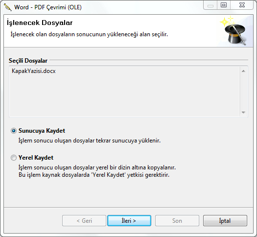 word dökümanlarınızı pdf çevirme